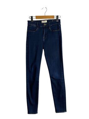 Frame Denim Women's Dark Indigo Le High Skinny Denim Jeans